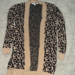 Nine West Cheetah Cardigan
